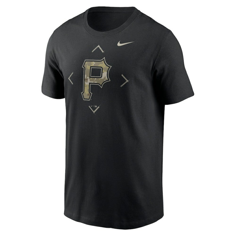 Pittsburgh Pirates Nike Camo Logo T-Shirt - MLB T-shirts