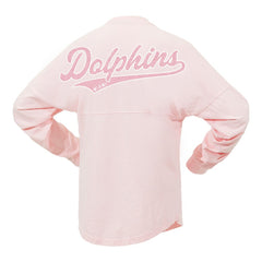 Miami Dolphins Women's Millennial Spirit Jersey T-Shirt | NFL Sale