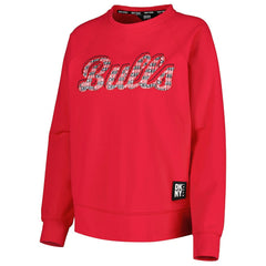 Red Chicago Bulls DKNY Sport Women's Regina Raglan Pullover Sweatshirt sale | NBA