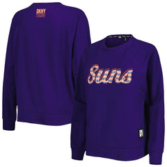 Purple Phoenix Suns DKNY Sport Women's Regina Raglan Pullover Sweatshirt | NBA