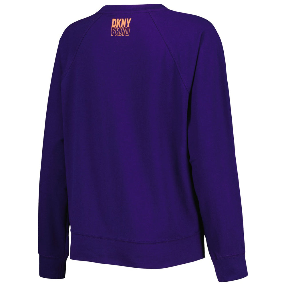 Purple Phoenix Suns DKNY Sport Women's Regina Raglan Pullover Sweatshirt | NBA