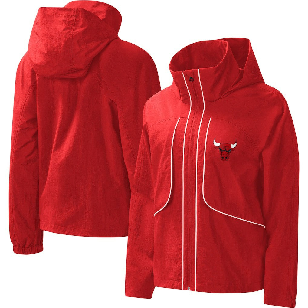 Red Chicago Bulls G-III 4Her by Carl Banks Women's Last Shot Full-Zip Hoodie sale | NBA
