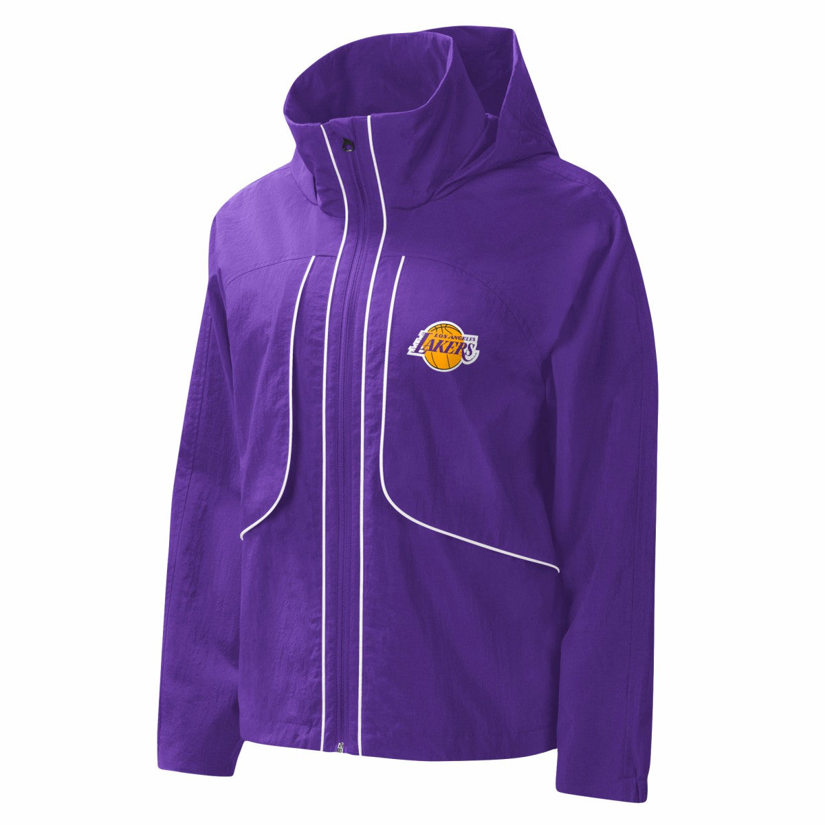 Purple Los Angeles Lakers G-III 4Her by Carl Banks Women's Last Shot Full-Zip Hoodie | NBA