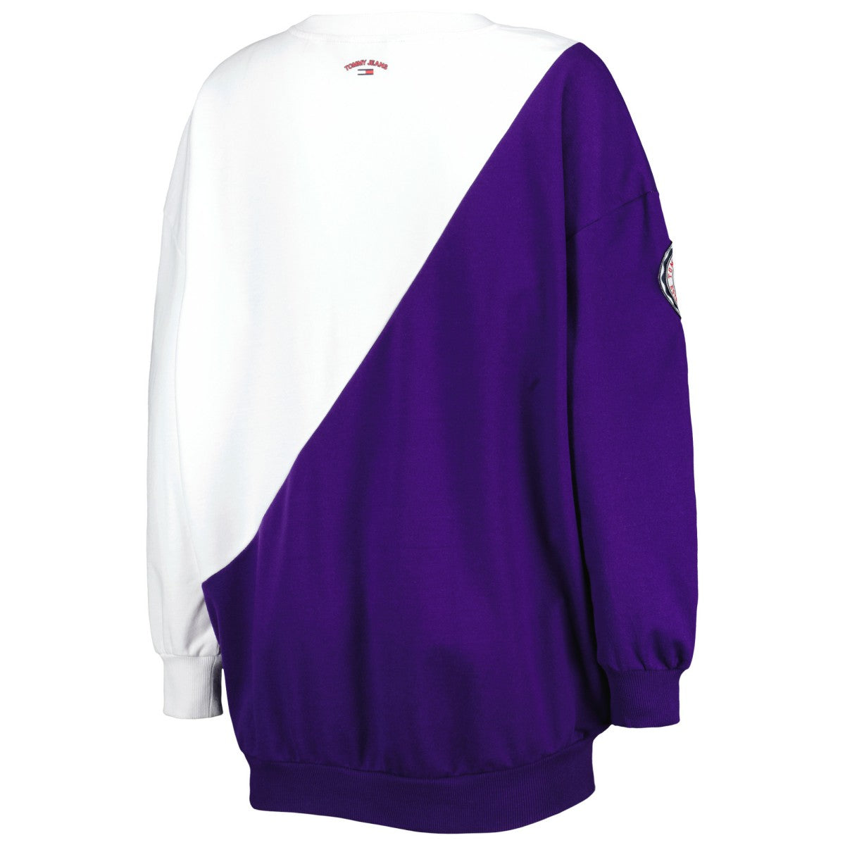 Purple/White Los Angeles Lakers Tommy Jeans Women's Ariel Pullover Sweatshirt | NBA