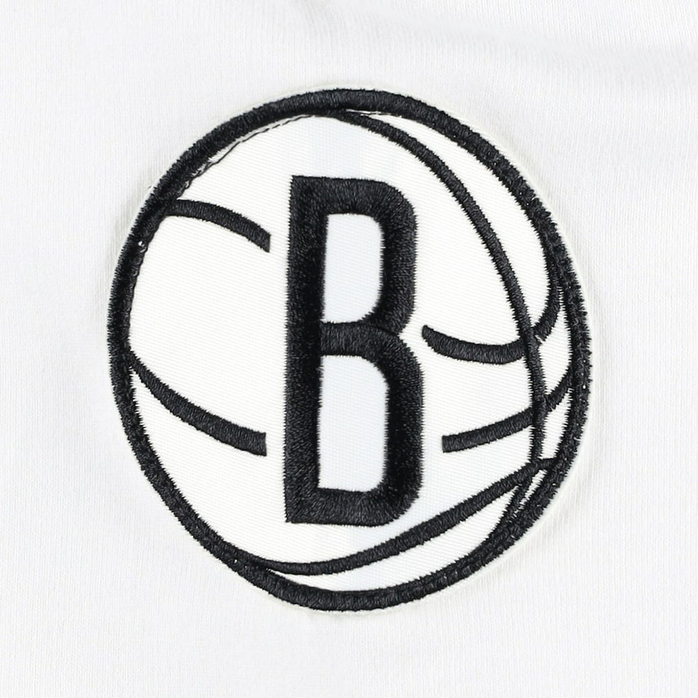 Black/White Brooklyn Nets Tommy Jeans Women's Ariel Pullover Sweatshirt | NBA