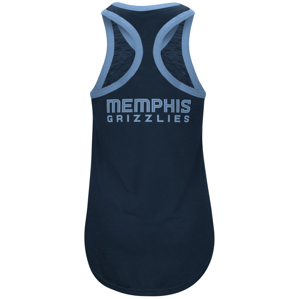 Navy Memphis Grizzlies G-III 4Her by Carl Banks Women's Showdown Scoop-Neck Racerback Tank Top | NBA
