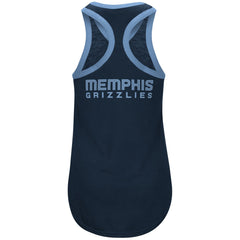 Navy Memphis Grizzlies G-III 4Her by Carl Banks Women's Showdown Scoop-Neck Racerback Tank Top | NBA