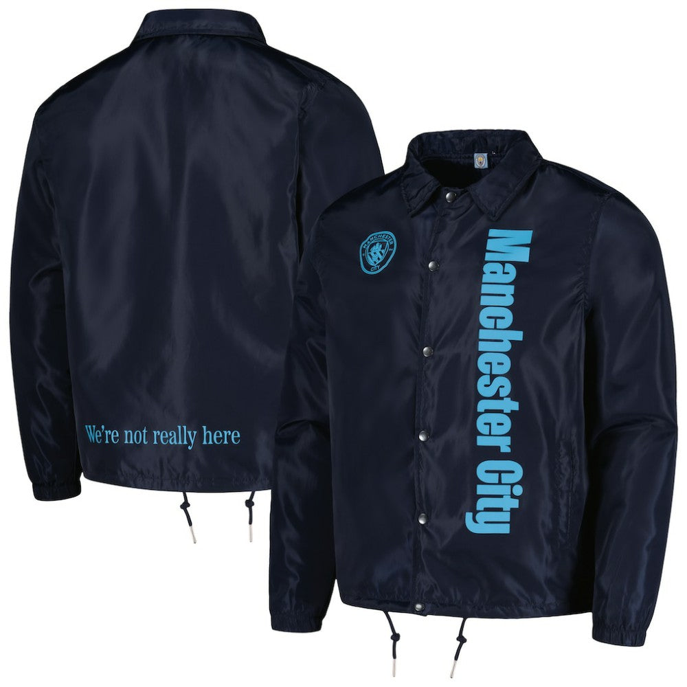 Manchester City Coaches Full-Snap Jacket