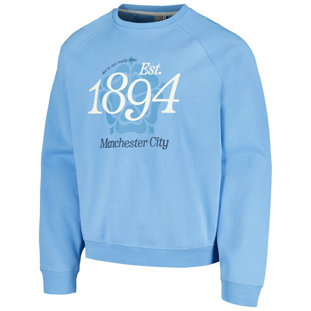 Manchester City Foundation Oversized Raglan Pullover Sweatshirt