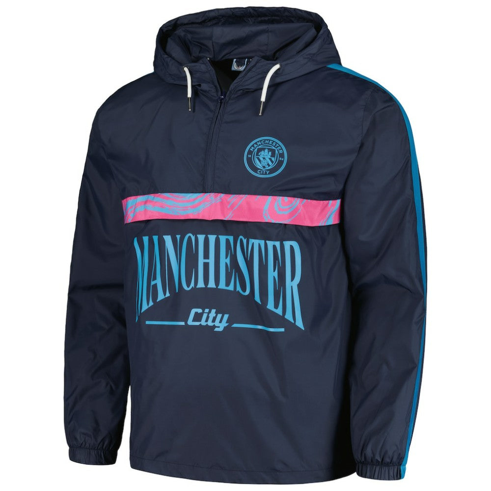 Manchester City Anorak Hoodie Half-Zip Jacket
