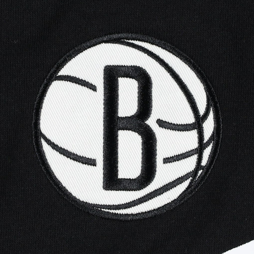 Black Brooklyn Nets Tommy Jeans Bernard Half-Zip Hoodie | NBA