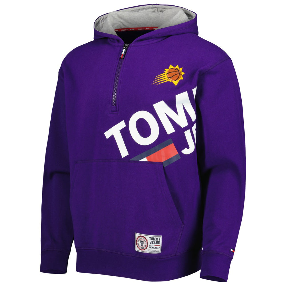 Purple Phoenix Suns Tommy Jeans Bernard Half-Zip Hoodie | NBA
