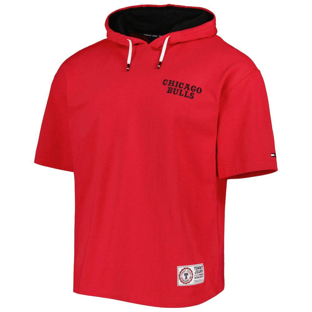 Red/White Chicago Bulls Tommy Jeans Matthew 2-In-1 T-Shirt & Hoodie Combo Set | NBA