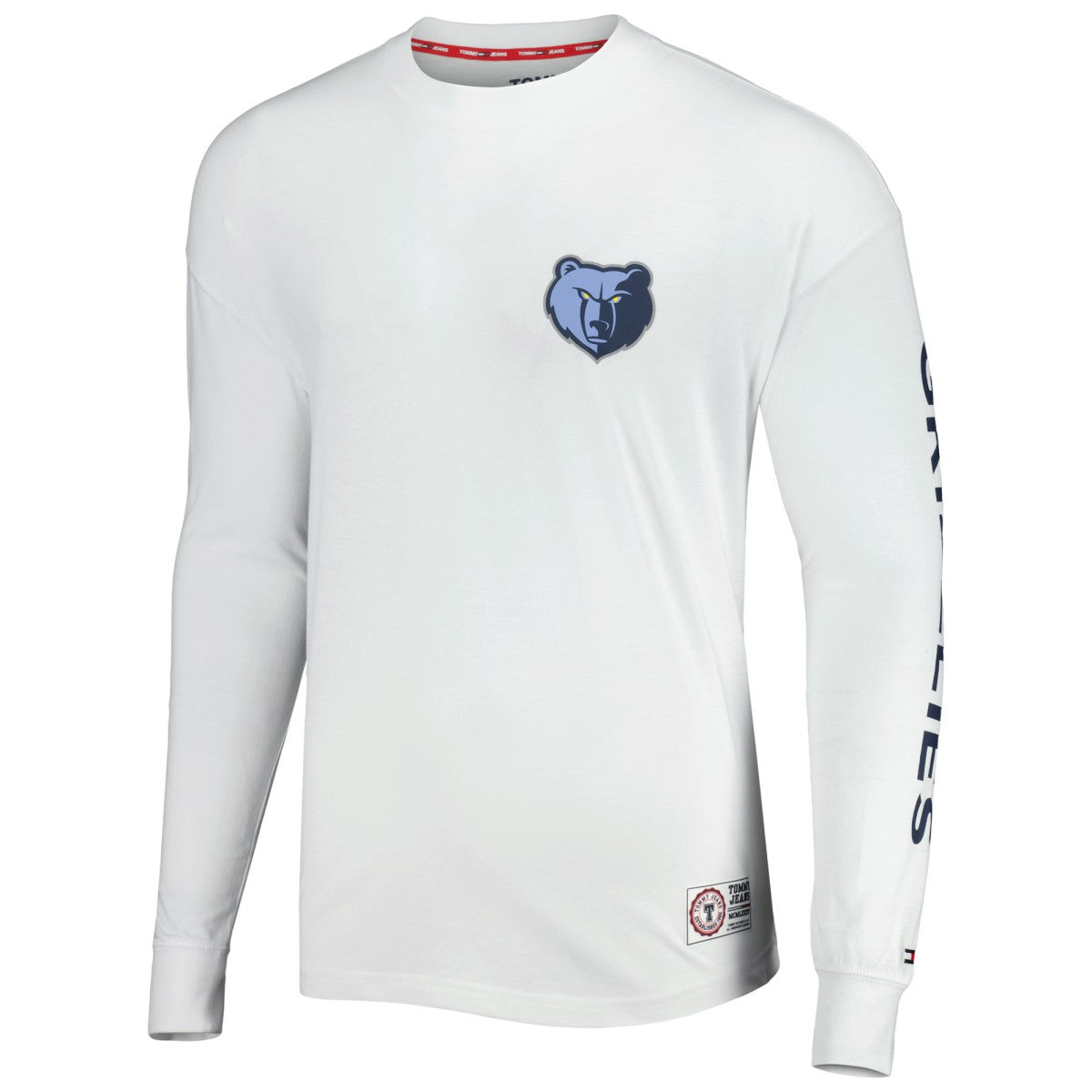 Navy/White Memphis Grizzlies Tommy Jeans Matthew 2-In-1 T-Shirt & Hoodie Combo Set | NBA