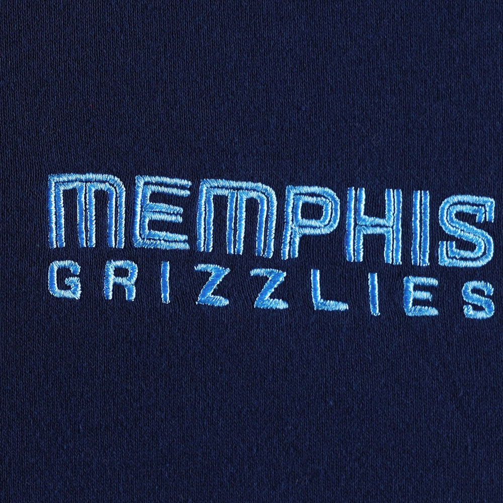 Navy/White Memphis Grizzlies Tommy Jeans Matthew 2-In-1 T-Shirt & Hoodie Combo Set | NBA