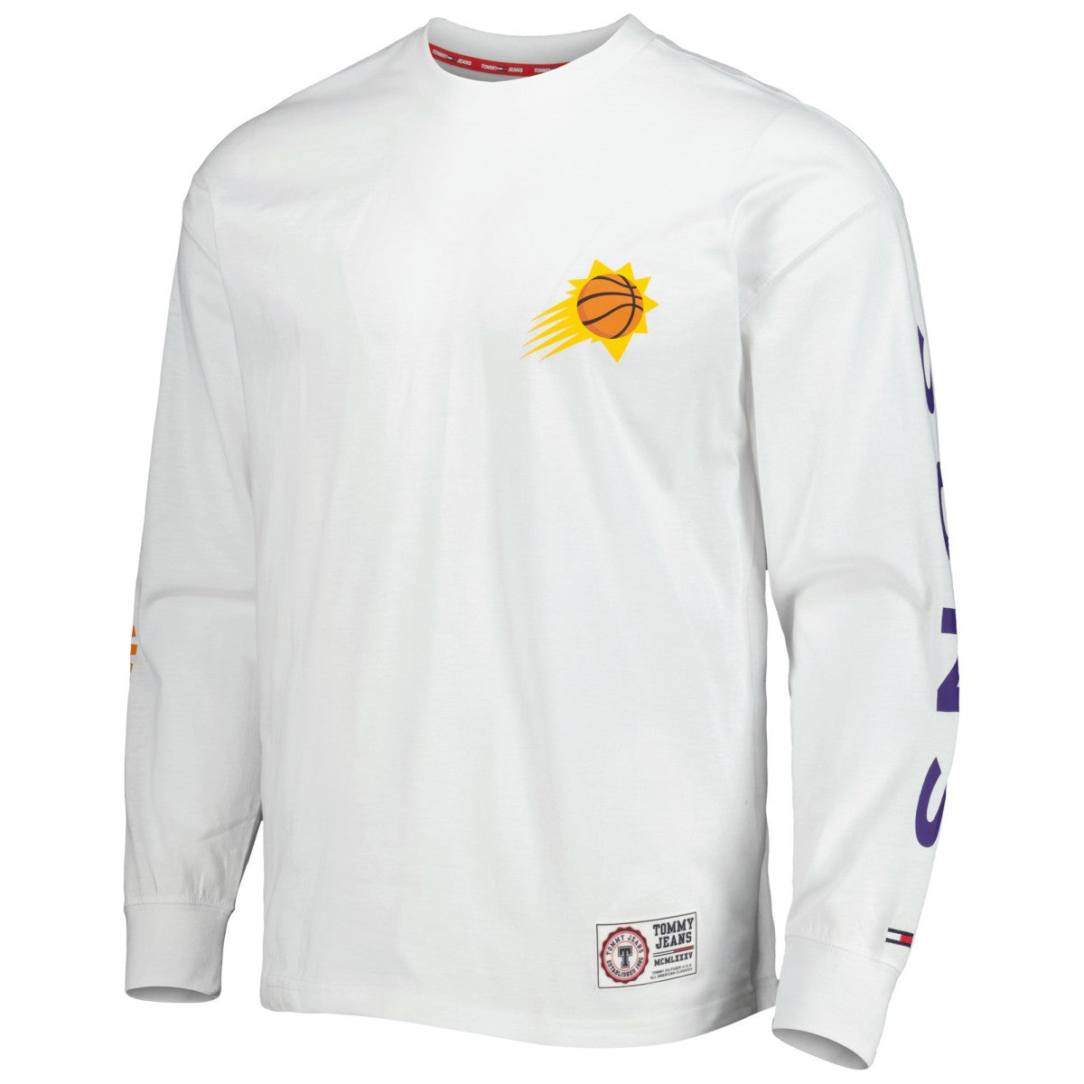 Purple/White Phoenix Suns Tommy Jeans Matthew 2 In 1 T-Shirt & Hoodie Combo Set | NBA