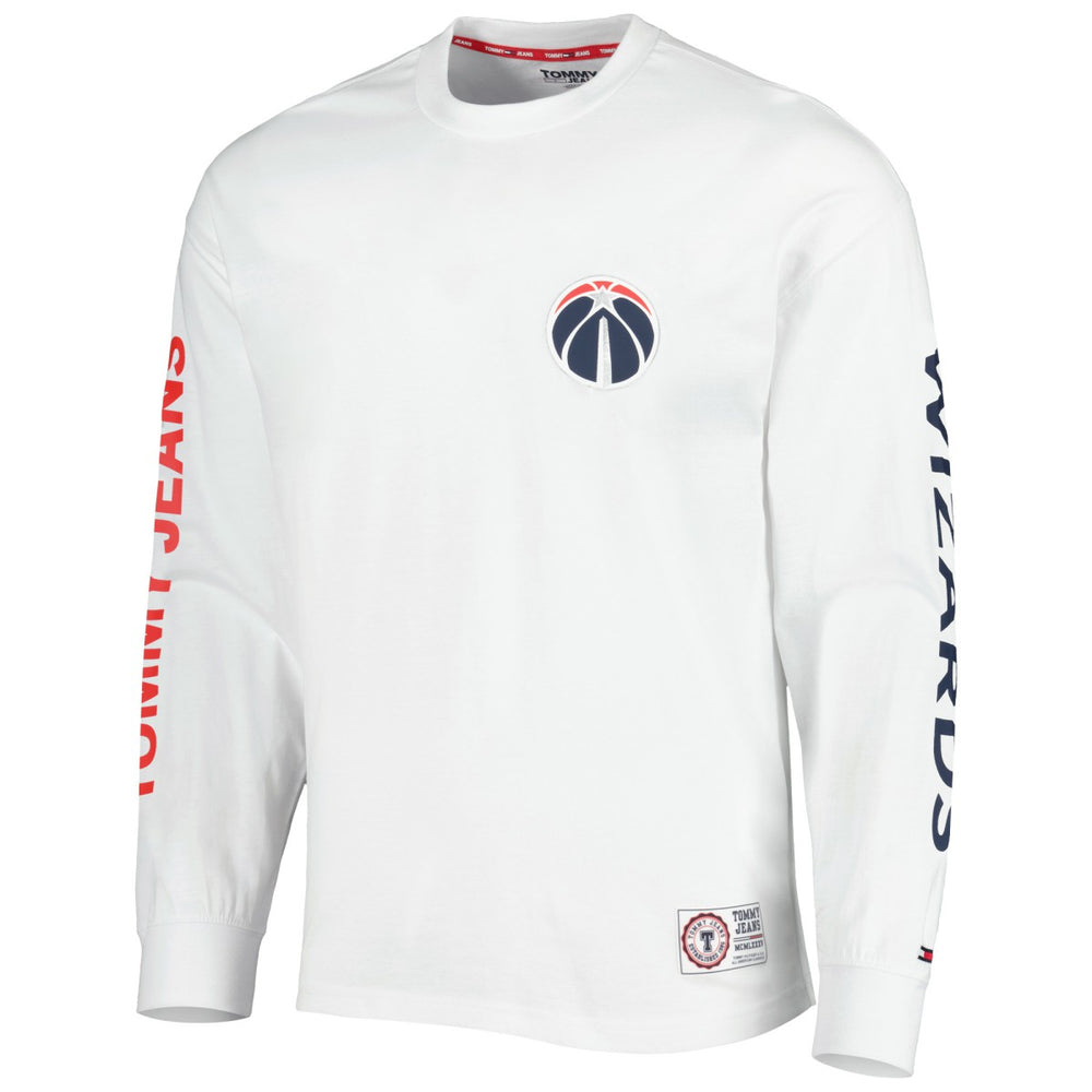 Navy/White Washington Wizards Tommy Jeans Matthew 2-In-1 T-Shirt & Hoodie Combo Set | NBA