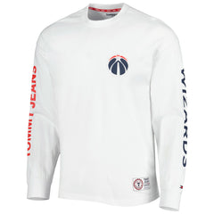 Navy/White Washington Wizards Tommy Jeans Matthew 2-In-1 T-Shirt & Hoodie Combo Set | NBA