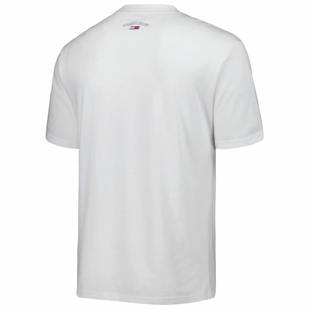 White Atlanta Hawks Tommy Jeans Mel Varsity T-Shirt | NBA