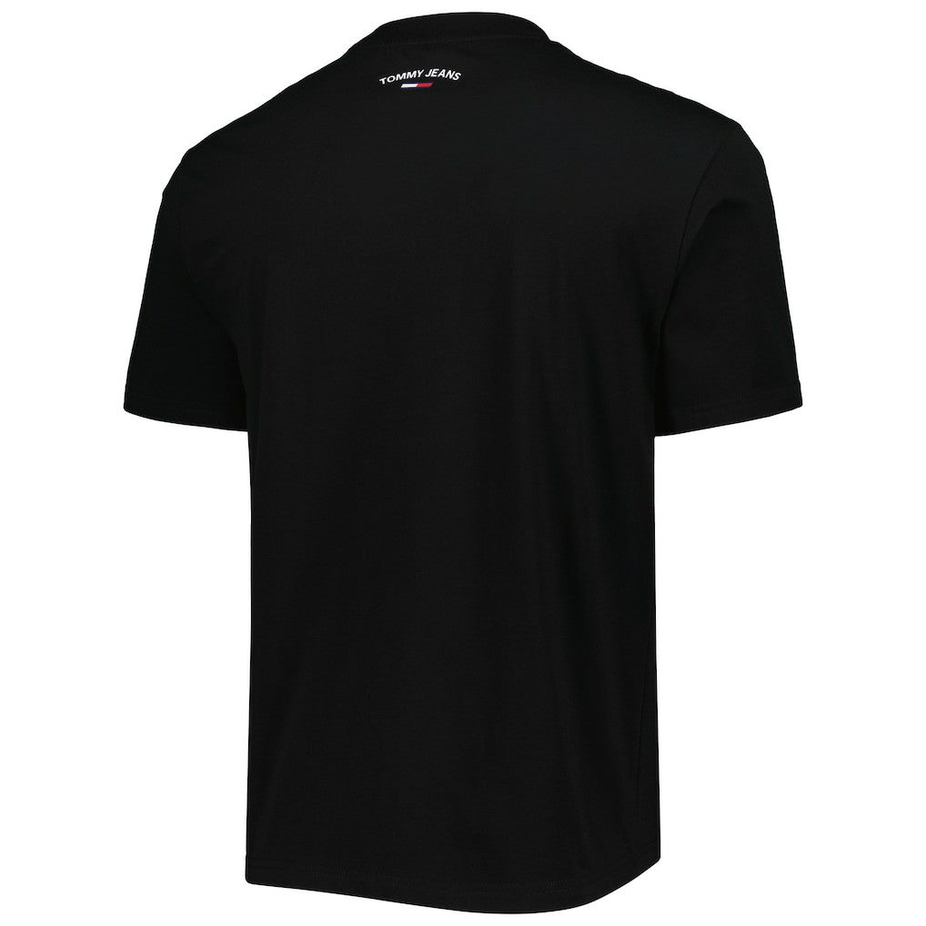 Black Brooklyn Nets Tommy Jeans Mel Varsity T-Shirt | NBA