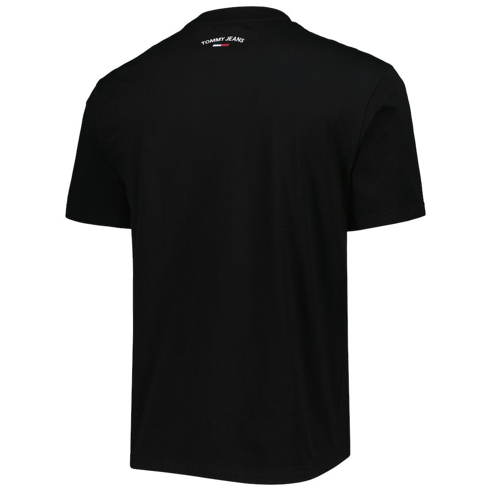 Black Brooklyn Nets Tommy Jeans Mel Varsity T-Shirt | NBA