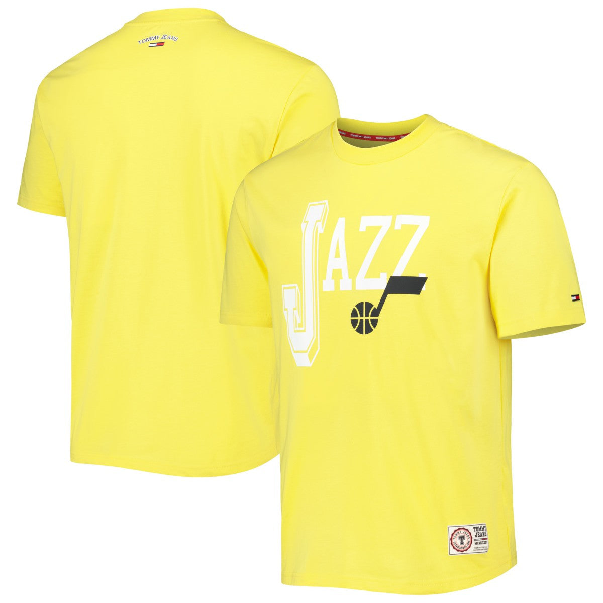 Gold Utah Jazz Tommy Jeans Mel Varsity T-Shirt | NBA