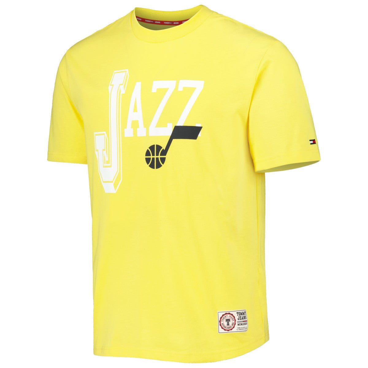 Gold Utah Jazz Tommy Jeans Mel Varsity T-Shirt | NBA