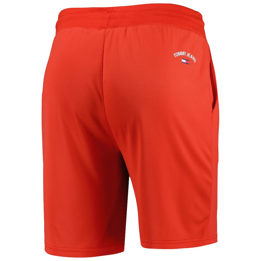 Red Chicago Bulls Tommy Jeans Mike Mesh Basketball Shorts | NBA