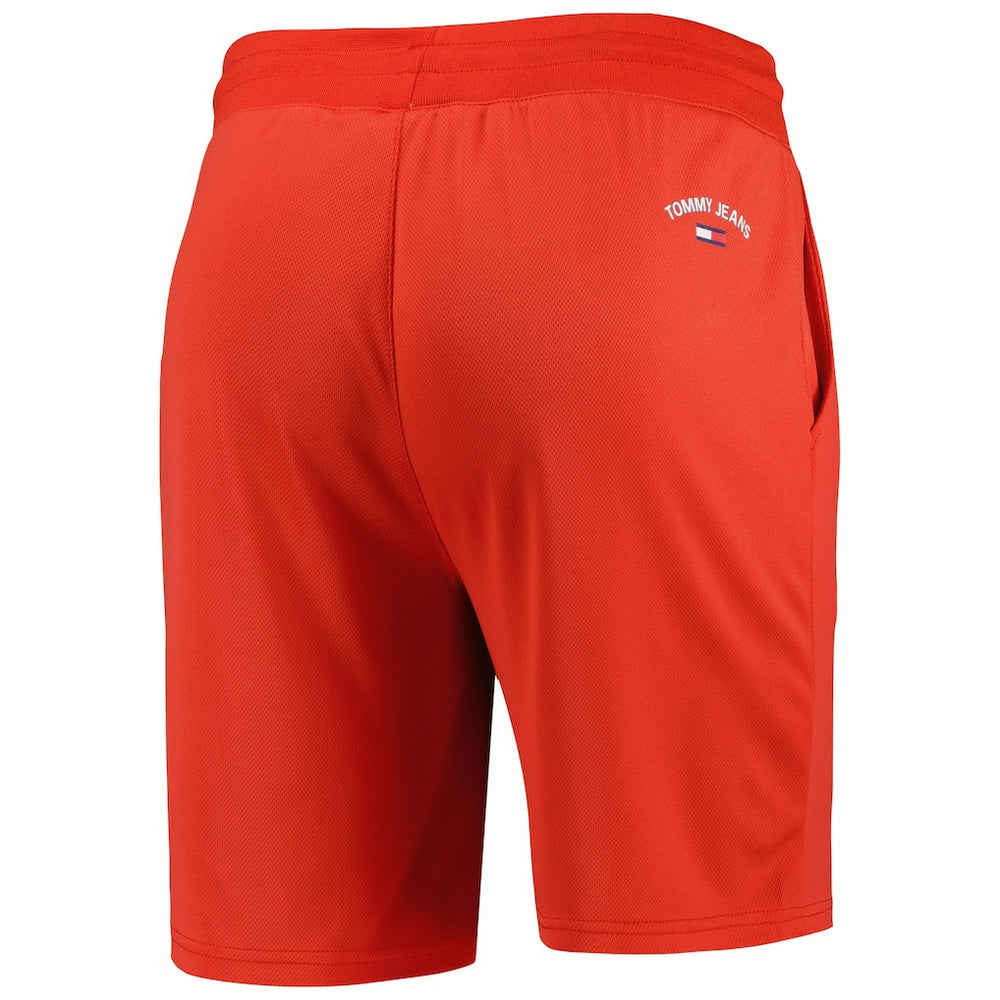Red Chicago Bulls Tommy Jeans Mike Mesh Basketball Shorts | NBA
