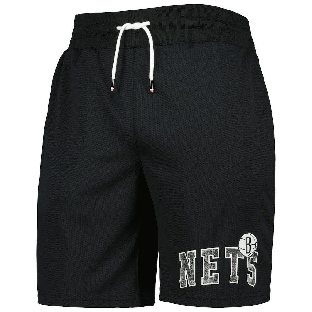 Black Brooklyn Nets Tommy Jeans Mike Mesh Basketball Shorts | NBA
