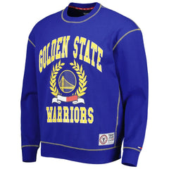 Royal Golden State Warriors Tommy Jeans Peter French Terry Pullover Crew Sweatshirt sale | NBA