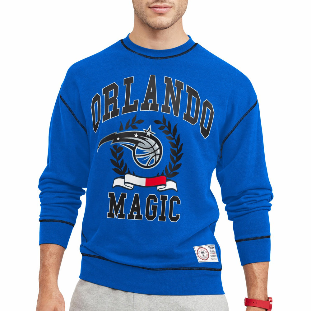 Blue Orlando Magic Tommy Jeans Peter French Terry Pullover Sweatshirt | NBA
