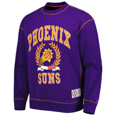 Purple Phoenix Suns Tommy Jeans Peter French Terry Pullover Crew Sweatshirt | NBA