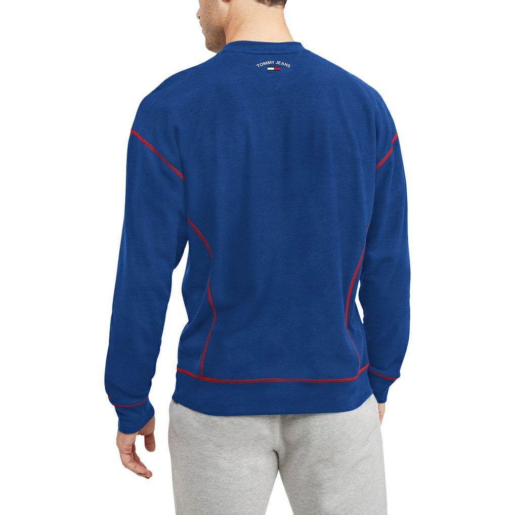 Royal Philadelphia 76ers Tommy Jeans Peter French Terry Pullover Sweatshirt | NBA