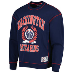 Navy Washington Wizards Tommy Jeans Peter French Terry Pullover Sweatshirt | NBA