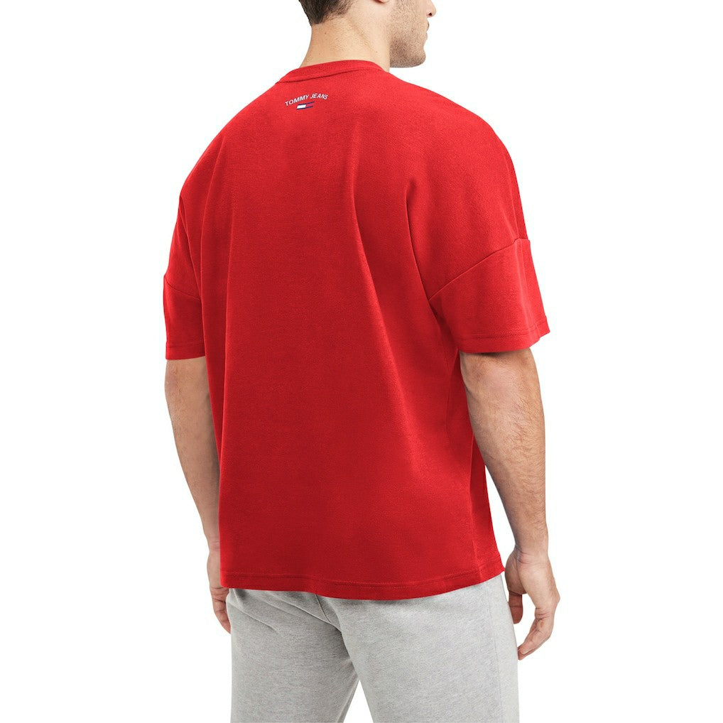 Red Atlanta Hawks Tommy Jeans Tim Backboard T-Shirt | NBA