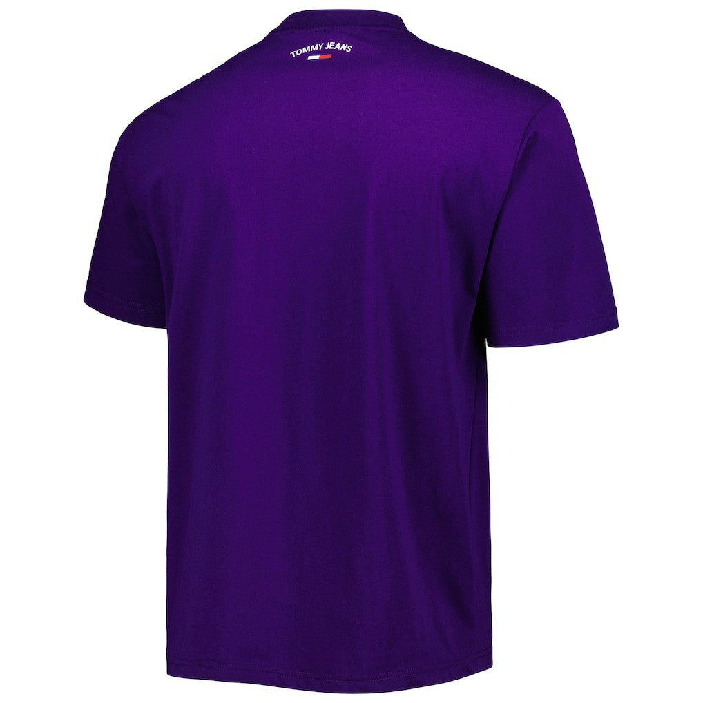 Purple Charlotte Hornets Tommy Jeans Tim Backboard T-Shirt | NBA