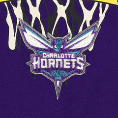 Purple Charlotte Hornets Tommy Jeans Tim Backboard T-Shirt | NBA