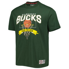 Hunter Green Milwaukee Bucks Tommy Jeans Tim Backboard T-Shirt | NBA