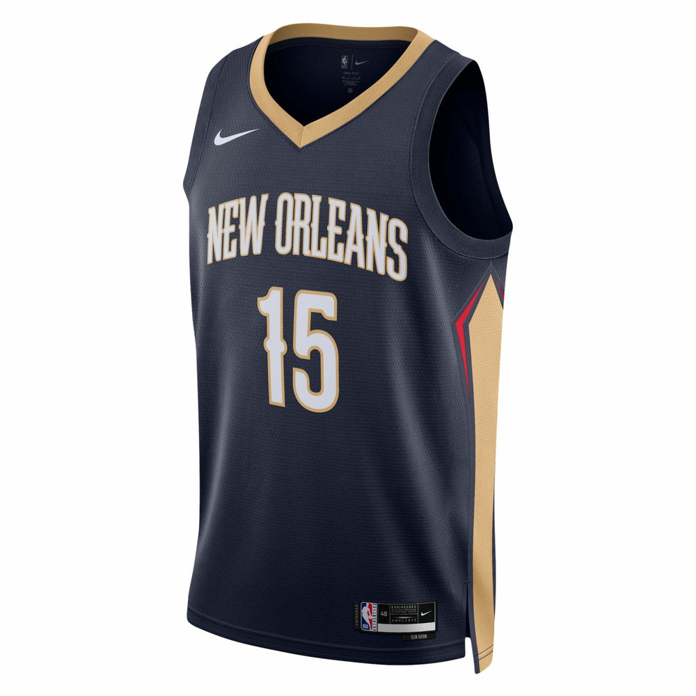 Navy Jose Alvarado New Orleans Pelicans Unisex Swingman Jersey | NBA