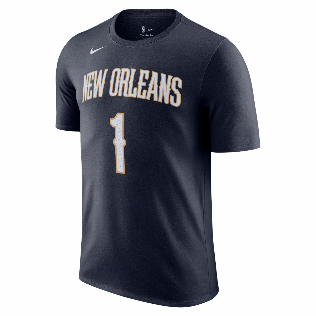 Navy Zion Williamson New Orleans Pelicans Icon 2022/23 Name & Number T-Shirt | NBA