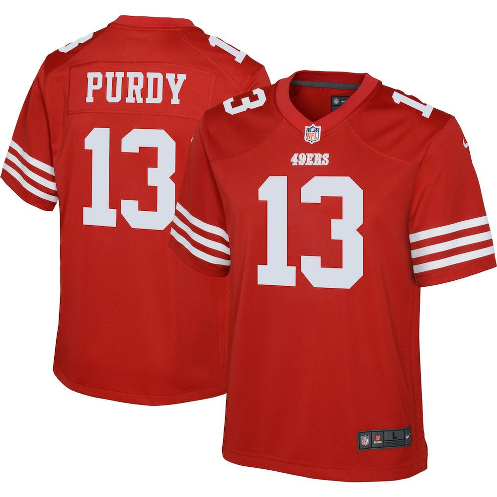 San Francisco 49ers Brock Purdy  Youth Game Jersey | NFL Discount