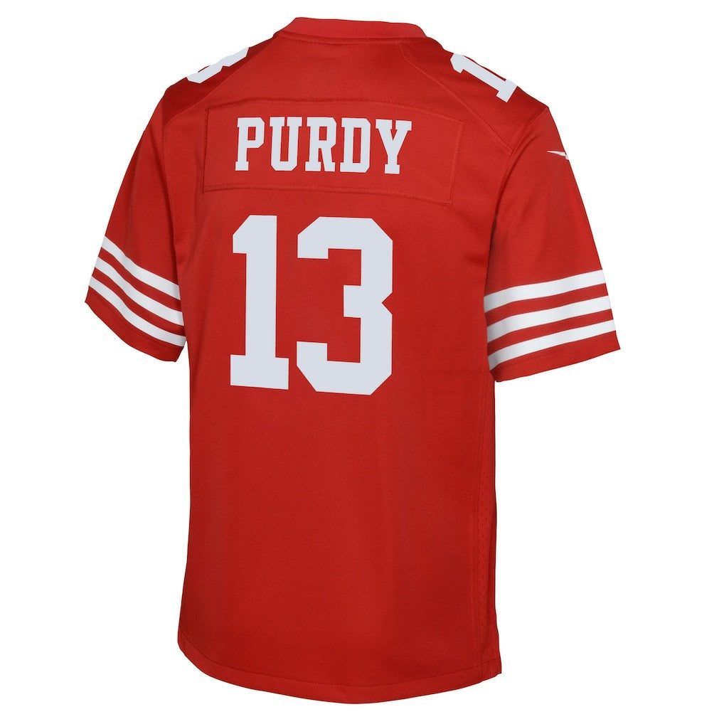 San Francisco 49ers Brock Purdy  Youth Game Jersey | NFL Discount