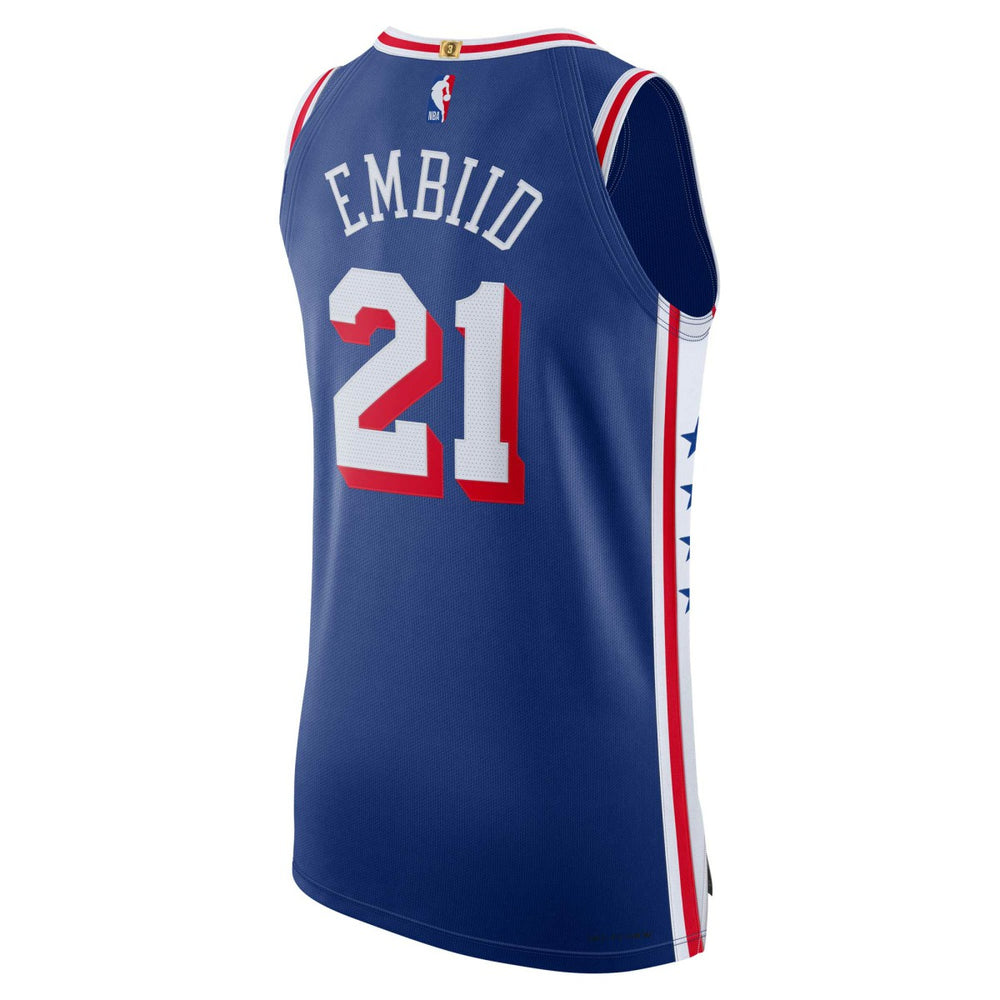 Royal Joel Embiid Philadelphia 76ers Authentic Jersey | NBA