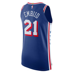 Royal Joel Embiid Philadelphia 76ers Authentic Jersey | NBA