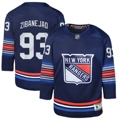 Mika Zibanejad New York Rangers Youth Alternate Premier Player Jersey -  NHL Jerseys