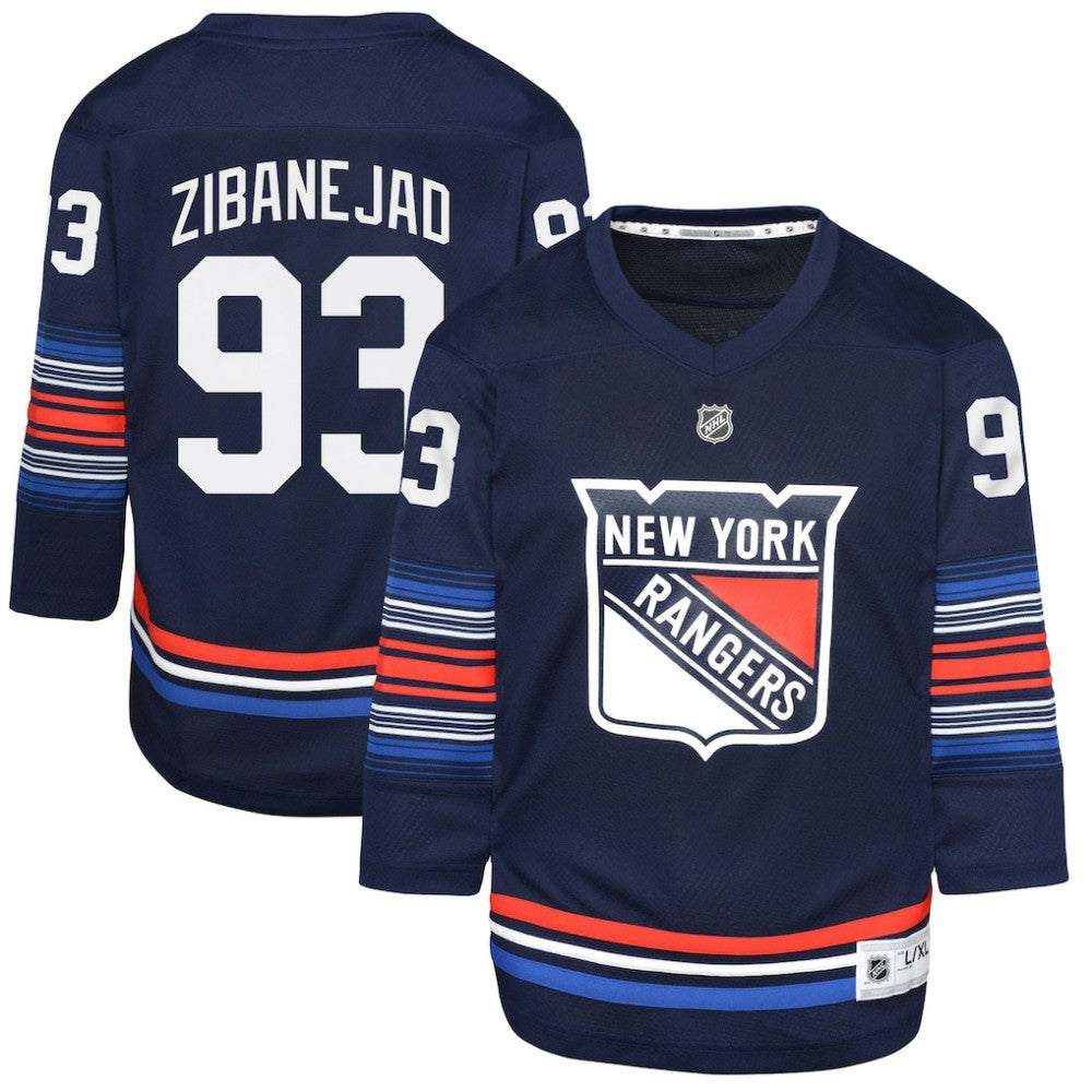 Mika Zibanejad New York Rangers Youth Alternate Replica Player Jersey -  NHL Jerseys