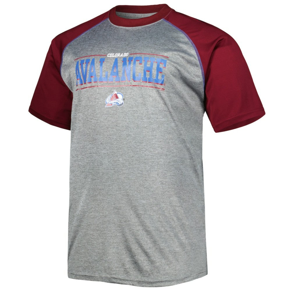 Colorado Avalanche Big & Tall Logo Raglan T-Shirt -  NHL T-shirts