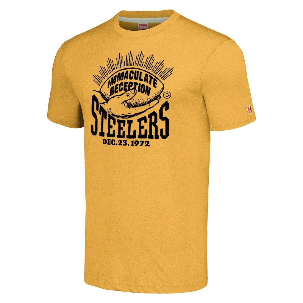 Pittsburgh Steelers Franco Harris  Homage Immaculate Reception T-Shirt | NFL US