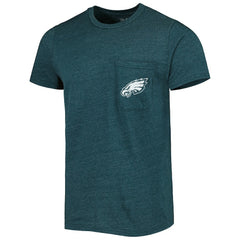 Philadelphia Eagles Majestic Threads Tri-Blend Pocket T-Shirt | NFL New